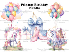Princess Birthday Clipart - CraftNest
