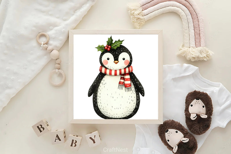Folk Art Christmas Clipart Bundle - CraftNest - Digital Crafting and Art