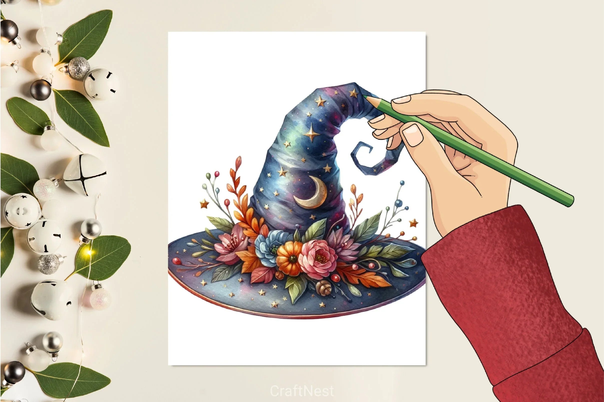 Witch Hat Clipart Bundle - CraftNest - Digital Crafting and Art