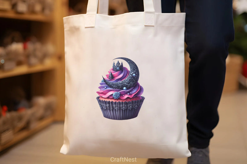 Gothic Cupcakes Clipart Bundle - CraftNest - Digital Crafting and Art