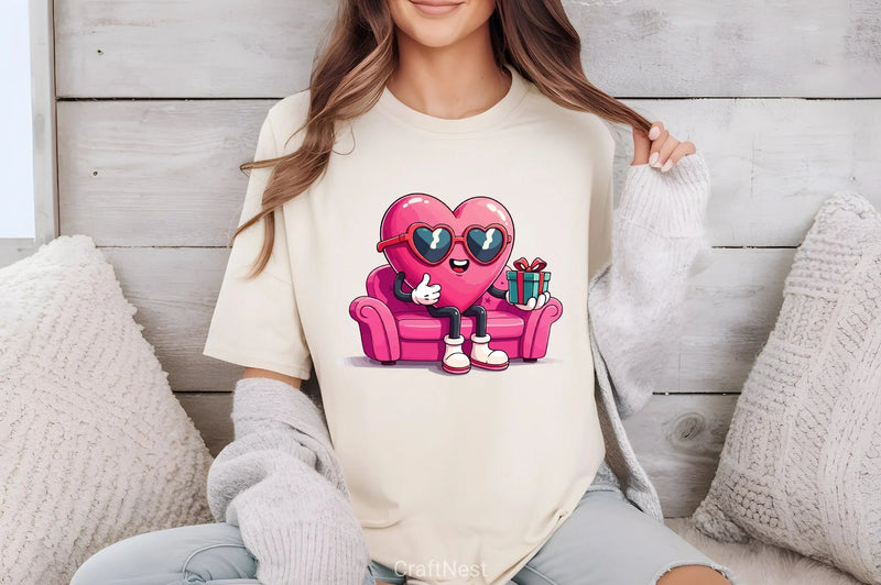 Valentine Heart Character Clipart Bundle - CraftNest - Digital Crafting and Art