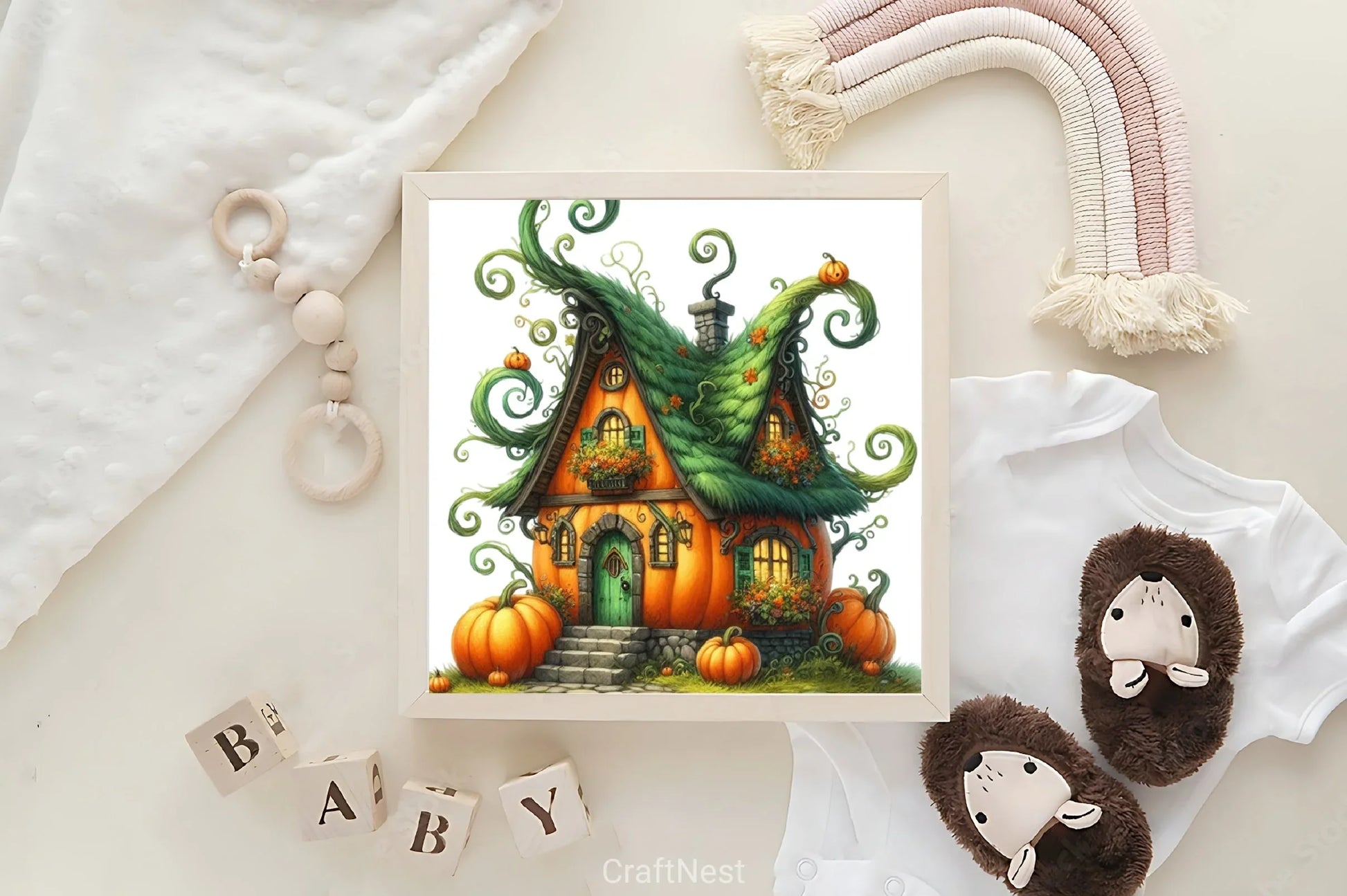 Halloween Pumpkin House Clipart Bundle 2 - CraftNest - Digital Crafting and Art