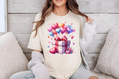 Valentine Gift Box Balloons Clipart Bundle - CraftNest - Digital Crafting and Art