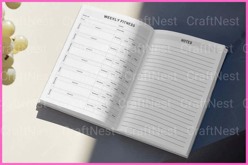 Weekly Fitness Guide - CraftNest - Digital Crafting and Art