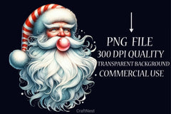 Santa Claus Bubble Clipart Bundle - CraftNest - Digital Crafting and Art