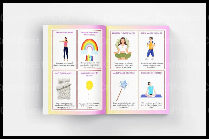 Calming Strategy Cards for Kids - CraftNest - Digital Crafting and Art