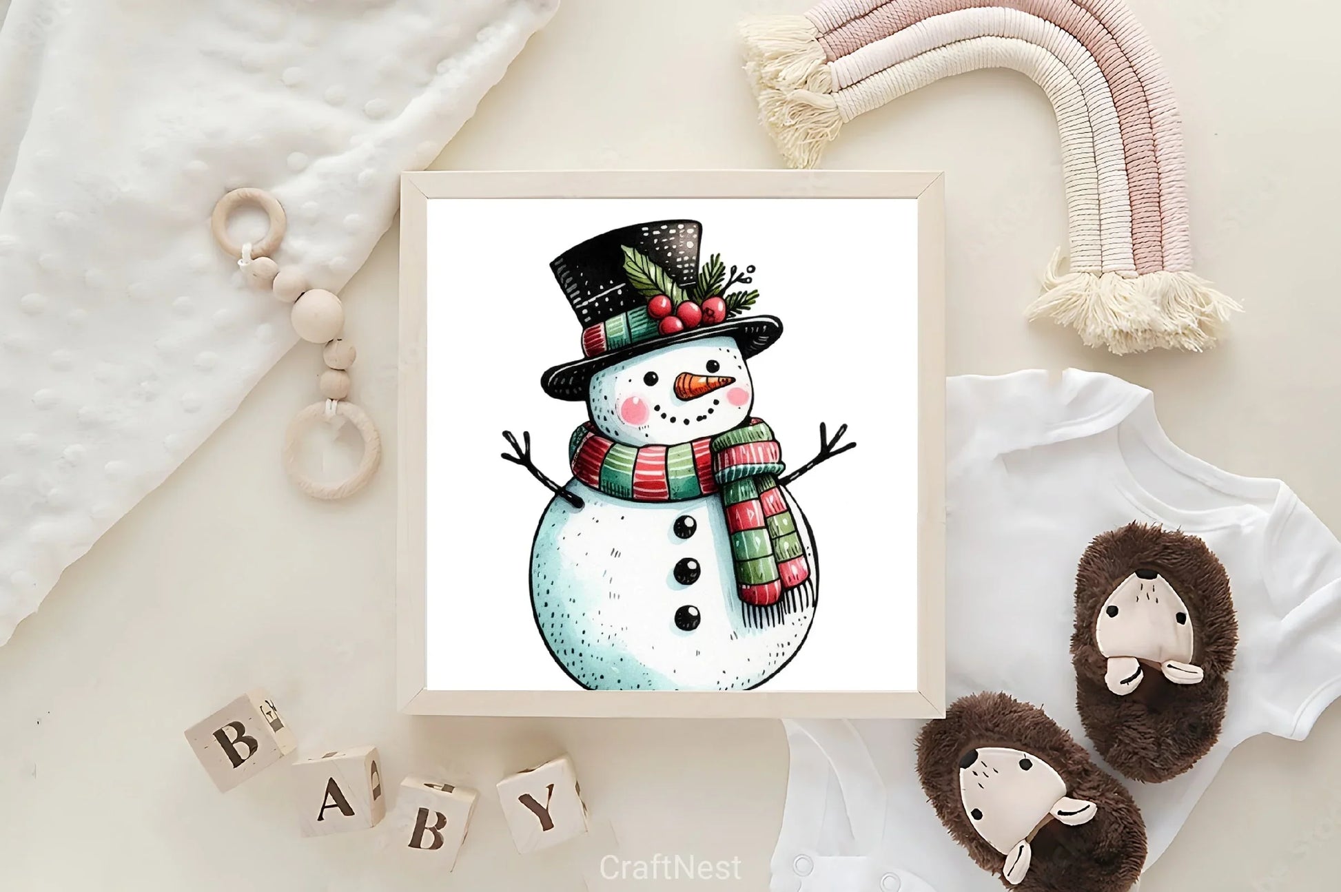 Christmas Snowman Clipart Bundle 9 - CraftNest - Digital Crafting and Art