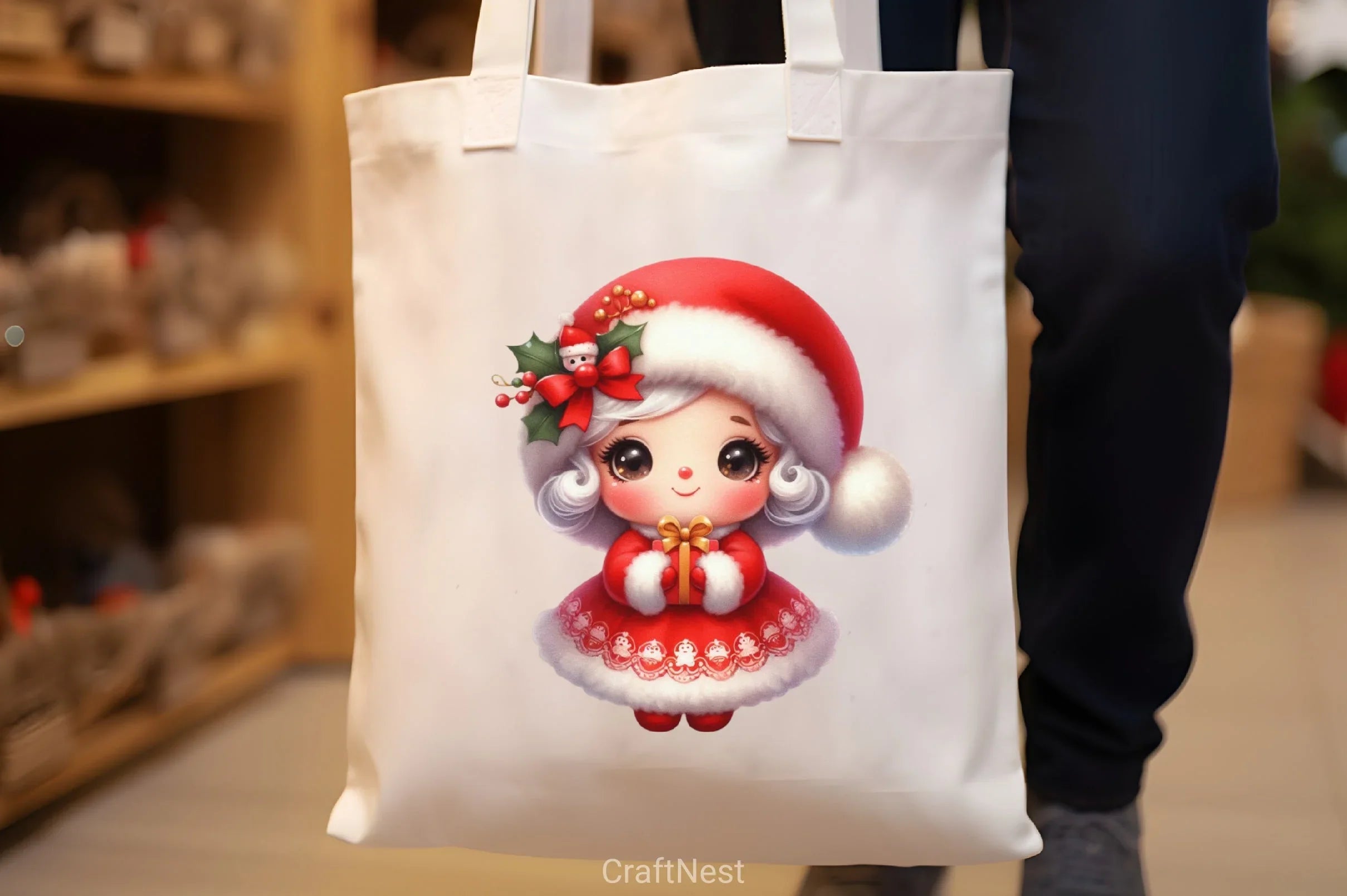 Christmas Mrs. Claus Clipart Bundle - CraftNest - Digital Crafting and Art