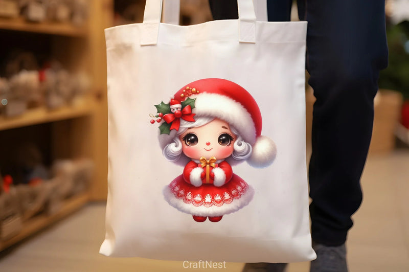 Christmas Mrs. Claus Clipart Bundle - CraftNest - Digital Crafting and Art