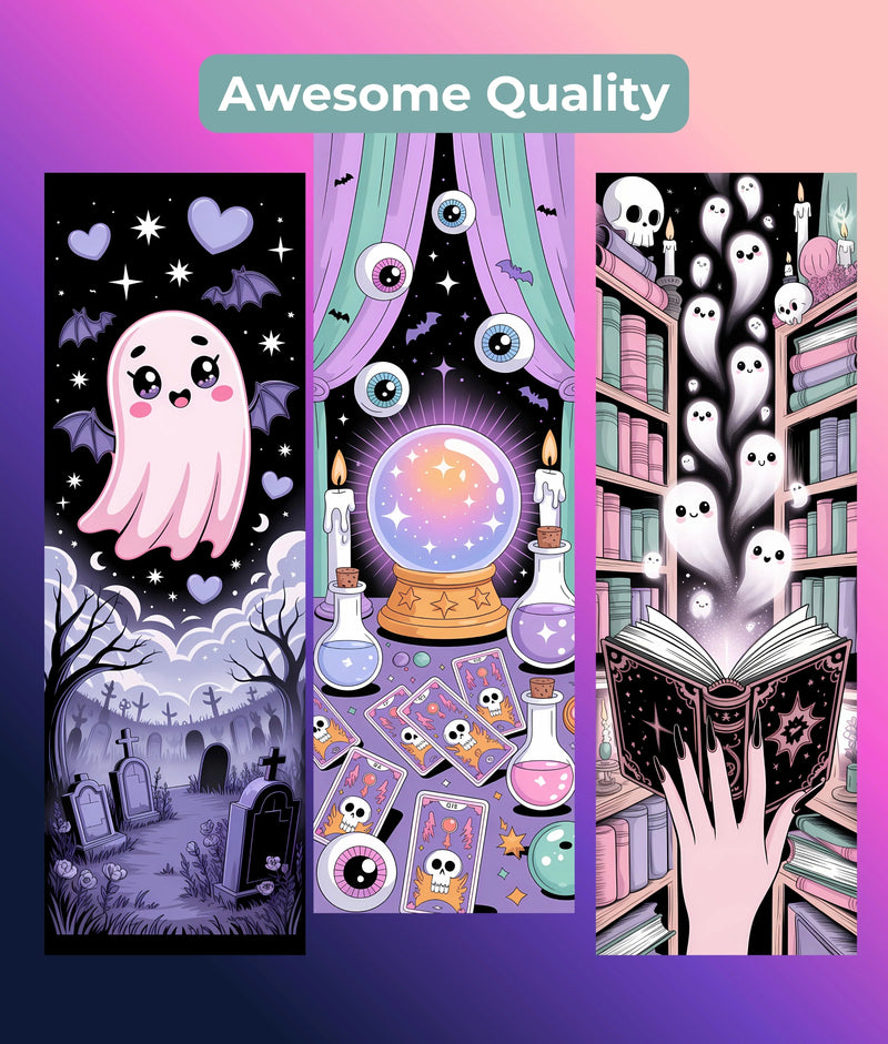 Creepy Cute Bookmark Bundle - Junk Journals Collection - CraftNest - Digital Crafting and Art