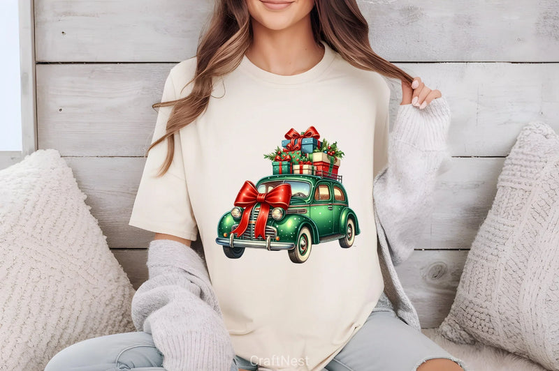 Christmas Car Gifts Clipart Bundle - CraftNest - Digital Crafting and Art