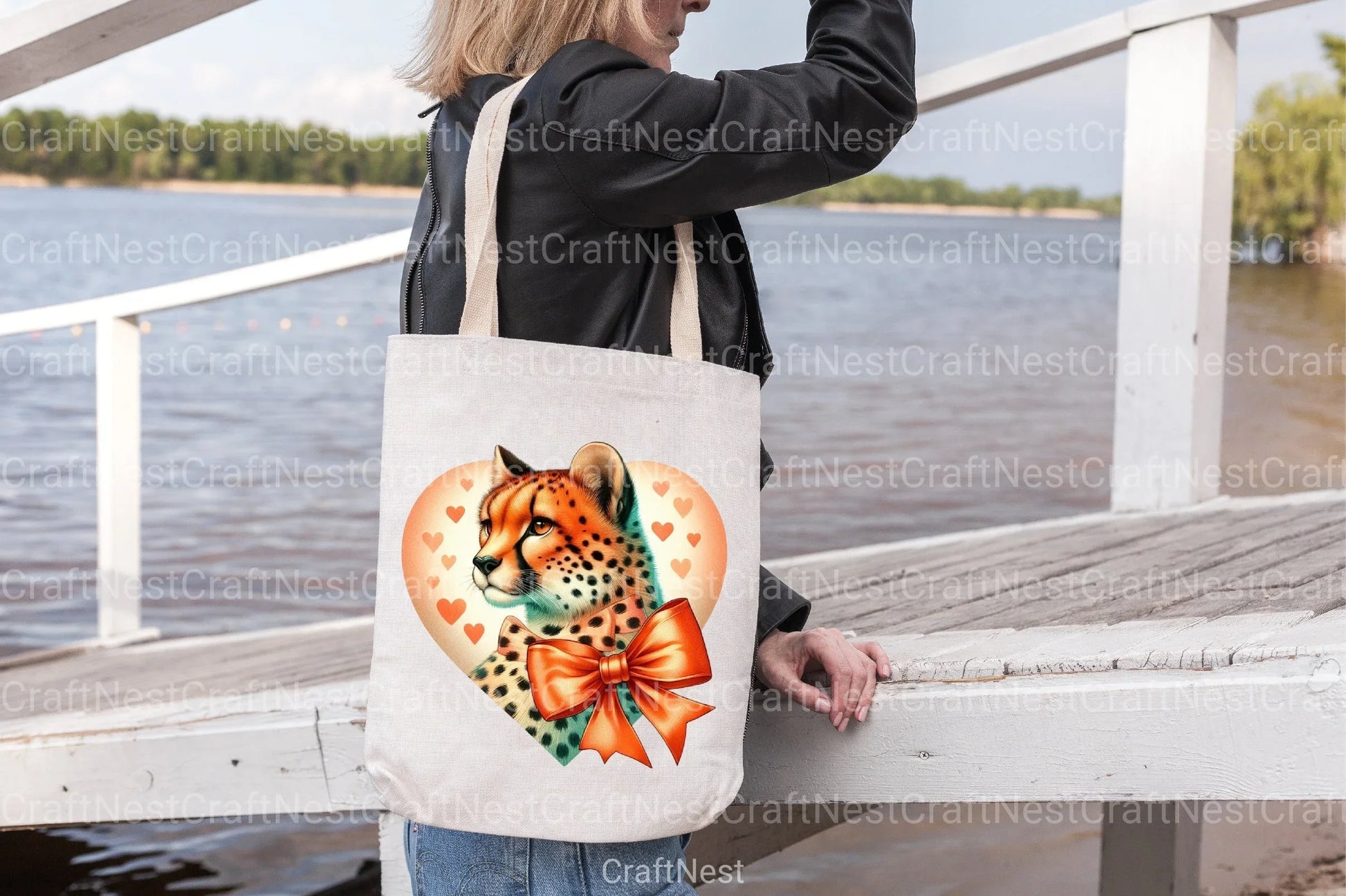 Valentine's Cheetah Clipart Bundle - CraftNest - Digital Crafting and Art