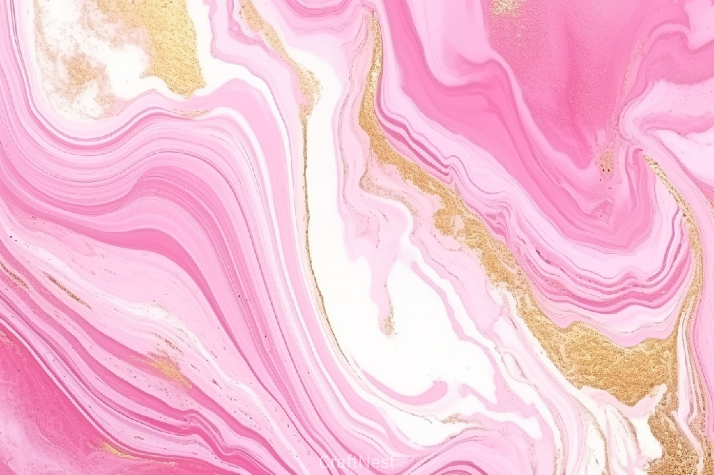 Pink Glitter Ink Digital Papers