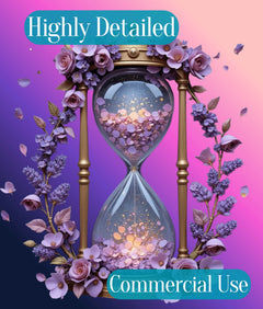 3D Ethereal Celestial Flowers Clipart Bundle - CraftNest - Digital Crafting and Art