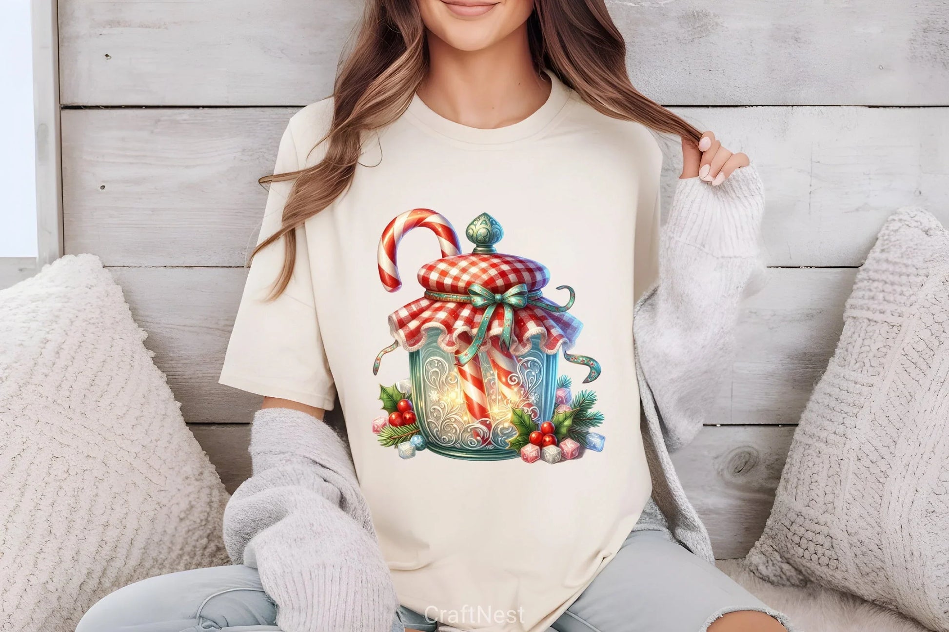 Christmas Candy Jar Clipart Bundle - CraftNest - Digital Crafting and Art