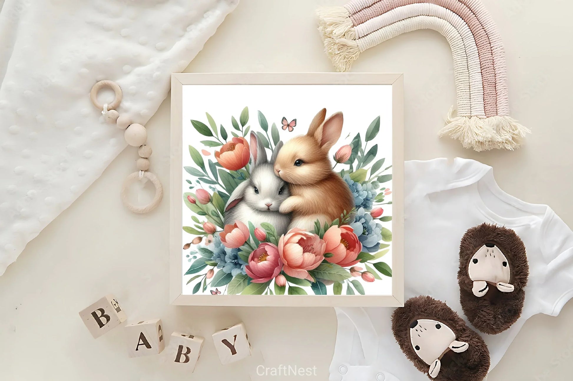 Mother's Day Bunny Clipart Bundle - CraftNest - Digital Crafting and Art