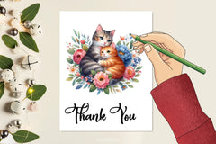 Mother's Day Cat Clipart Bundle - CraftNest - Digital Crafting and Art