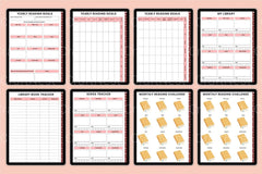 Reading Book Tracker Tool - CraftNest - Digital Crafting and Art