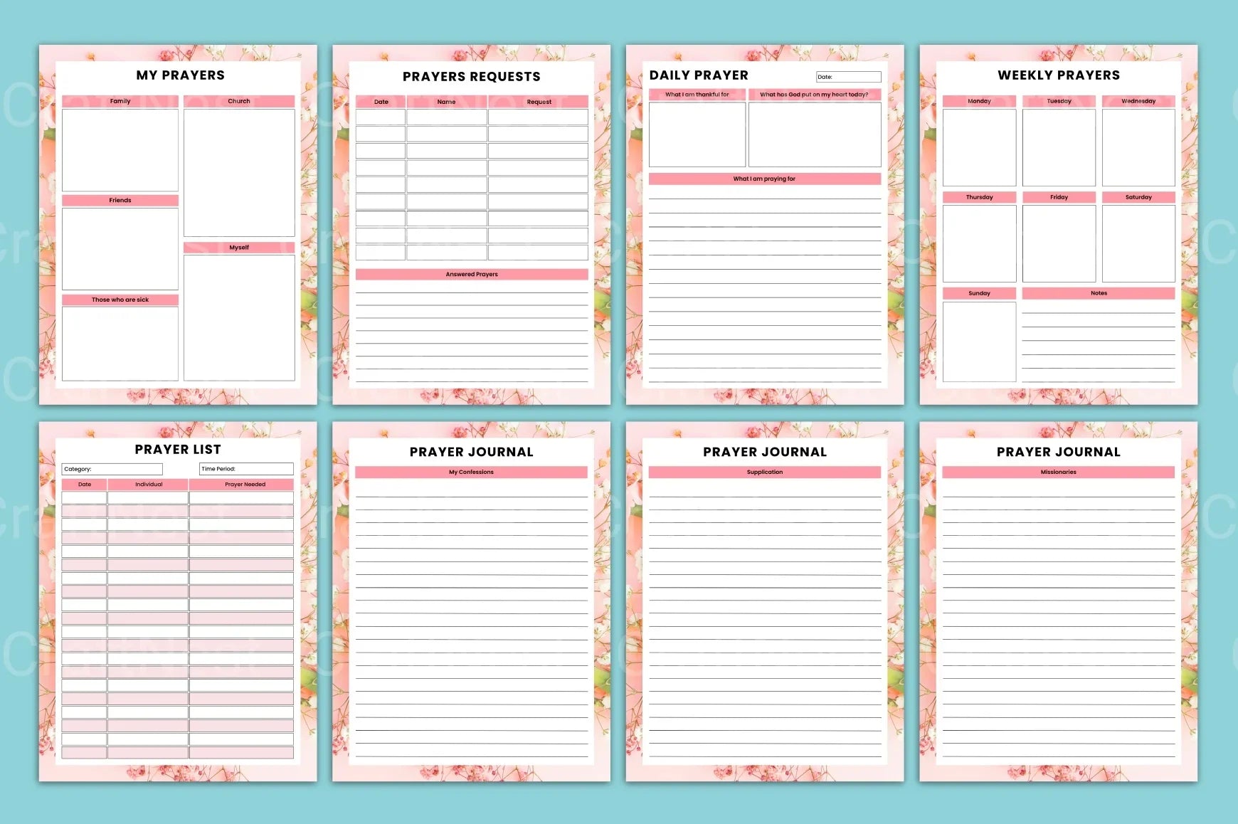 Devotional Prayer Guide - CraftNest - Digital Crafting and Art