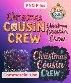 Cousin Crew Christmas Clipart Bundle - CraftNest - Digital Crafting and Art
