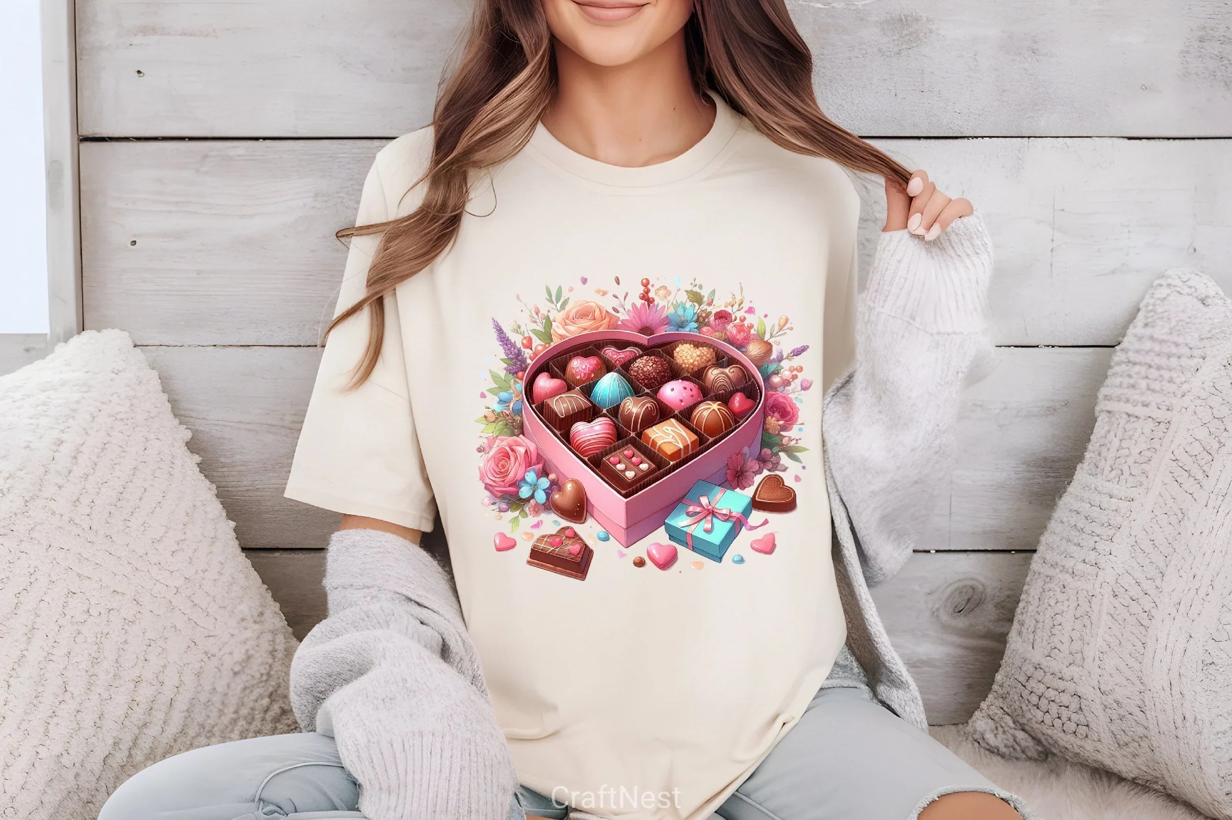 Valentine Chocolates Clipart Bundle - CraftNest - Digital Crafting and Art