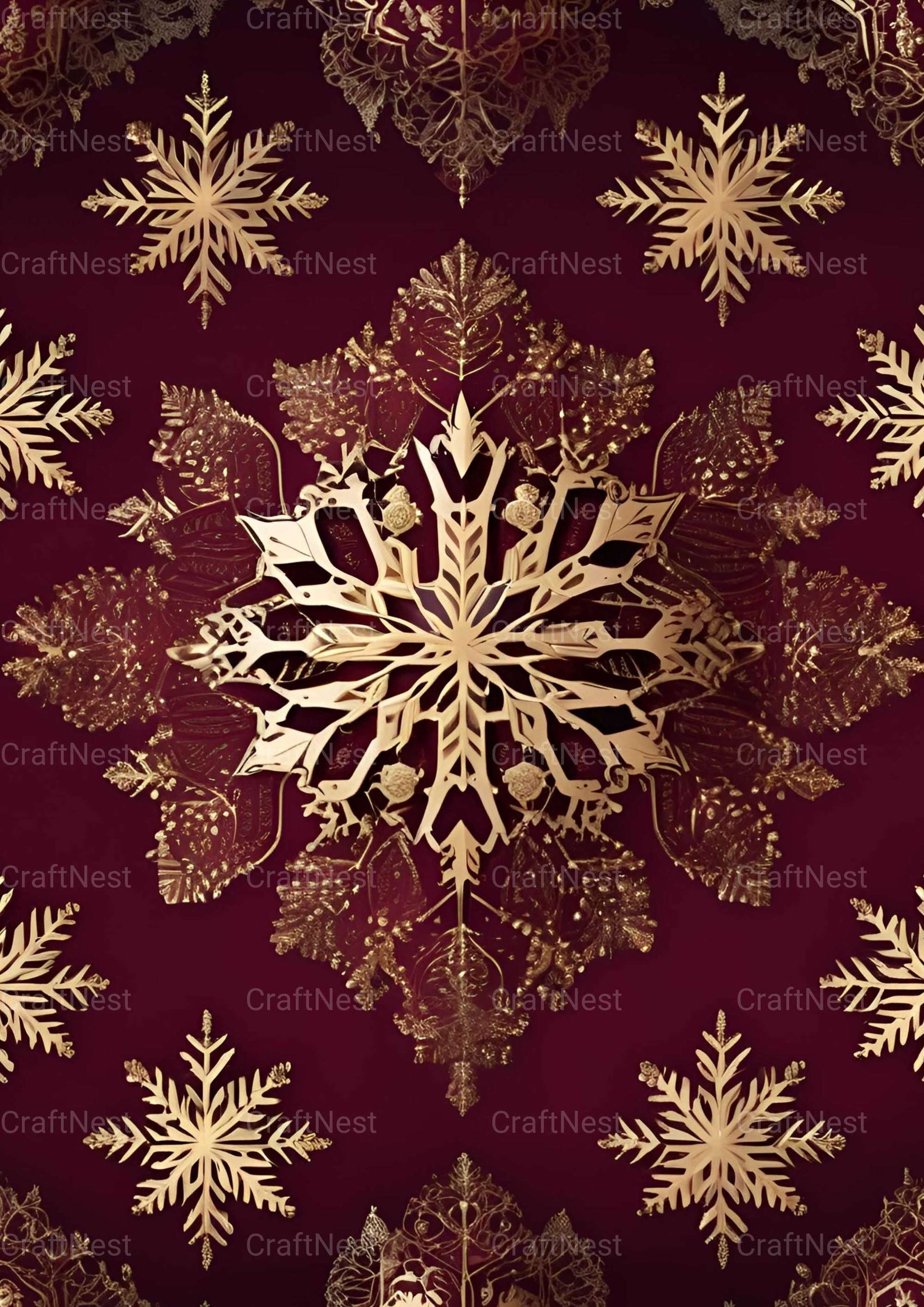 Snowflake Textures - CraftNest - Digital Crafting and Art