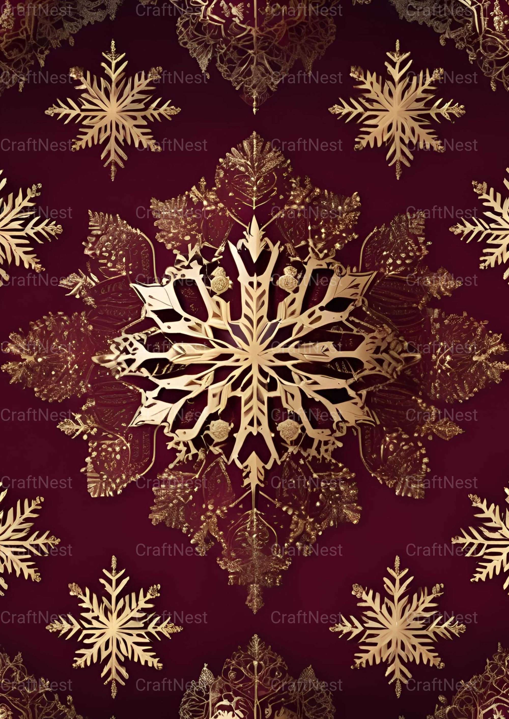 Snowflake Textures - CraftNest - Digital Crafting and Art