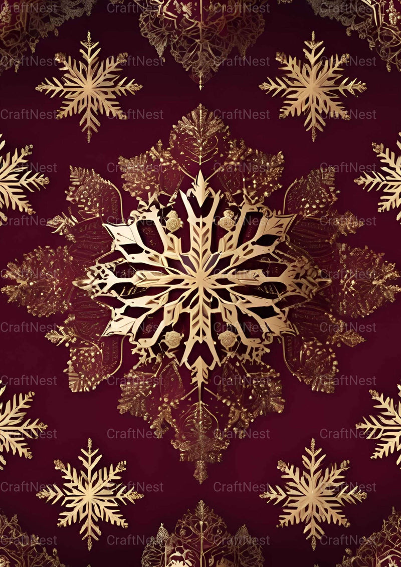 Snowflake Textures - CraftNest - Digital Crafting and Art