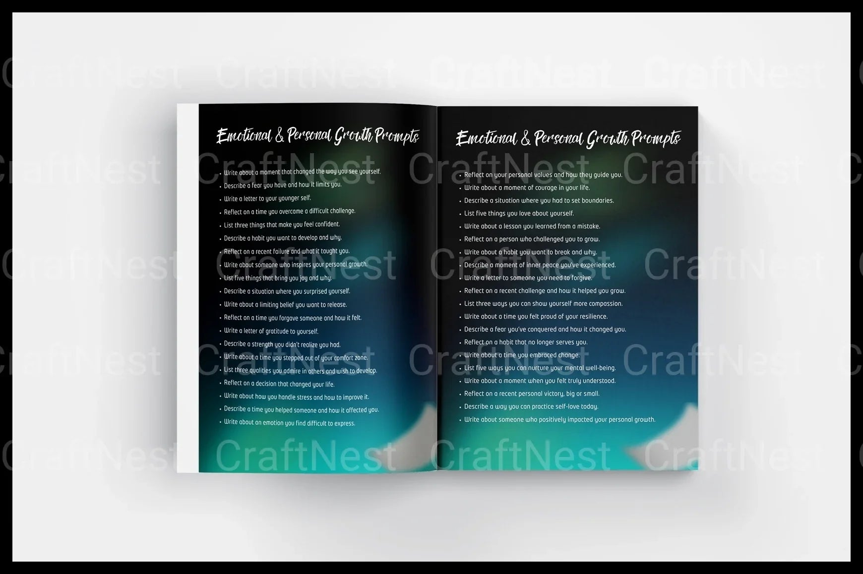 Creative Writing Prompts Book - CraftNest - Digital Crafting and Art