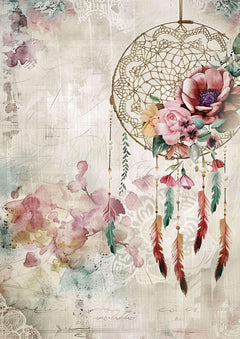 Boho Dreamcatcher Junk Journal Pages - CraftNest - Digital Crafting and Art