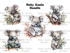 Baby Koalas Clipart - CraftNest