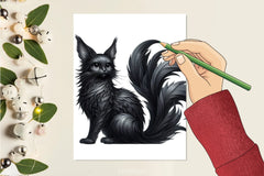 Dark Fairy Cat Clipart Bundle - CraftNest - Digital Crafting and Art