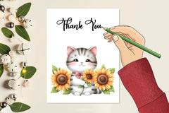 Sunflower Animals Clipart Bundle 22 - CraftNest - Digital Crafting and Art