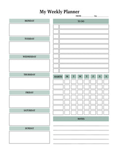 Planner and Calendar KDP Planner - CraftNest - Digital Crafting and Art