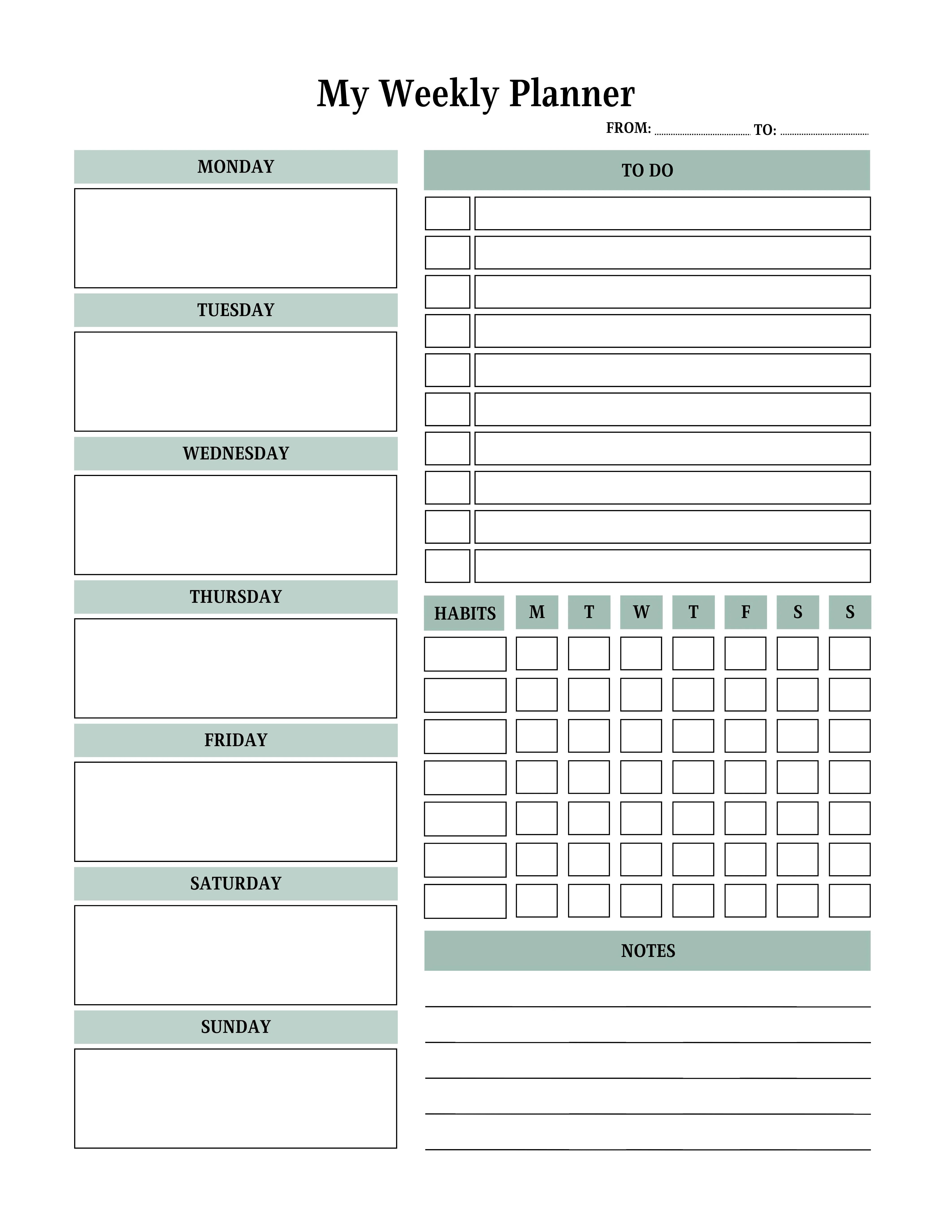 Planner and Calendar KDP Planner - CraftNest - Digital Crafting and Art