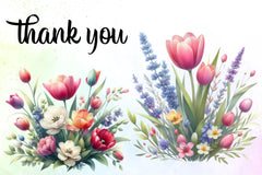 Spring Tulip Clipart Bundle 3 - CraftNest - Digital Crafting and Art