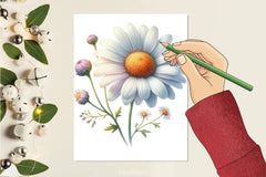Daisy Flower Clipart Bundle 5 - CraftNest - Digital Crafting and Art