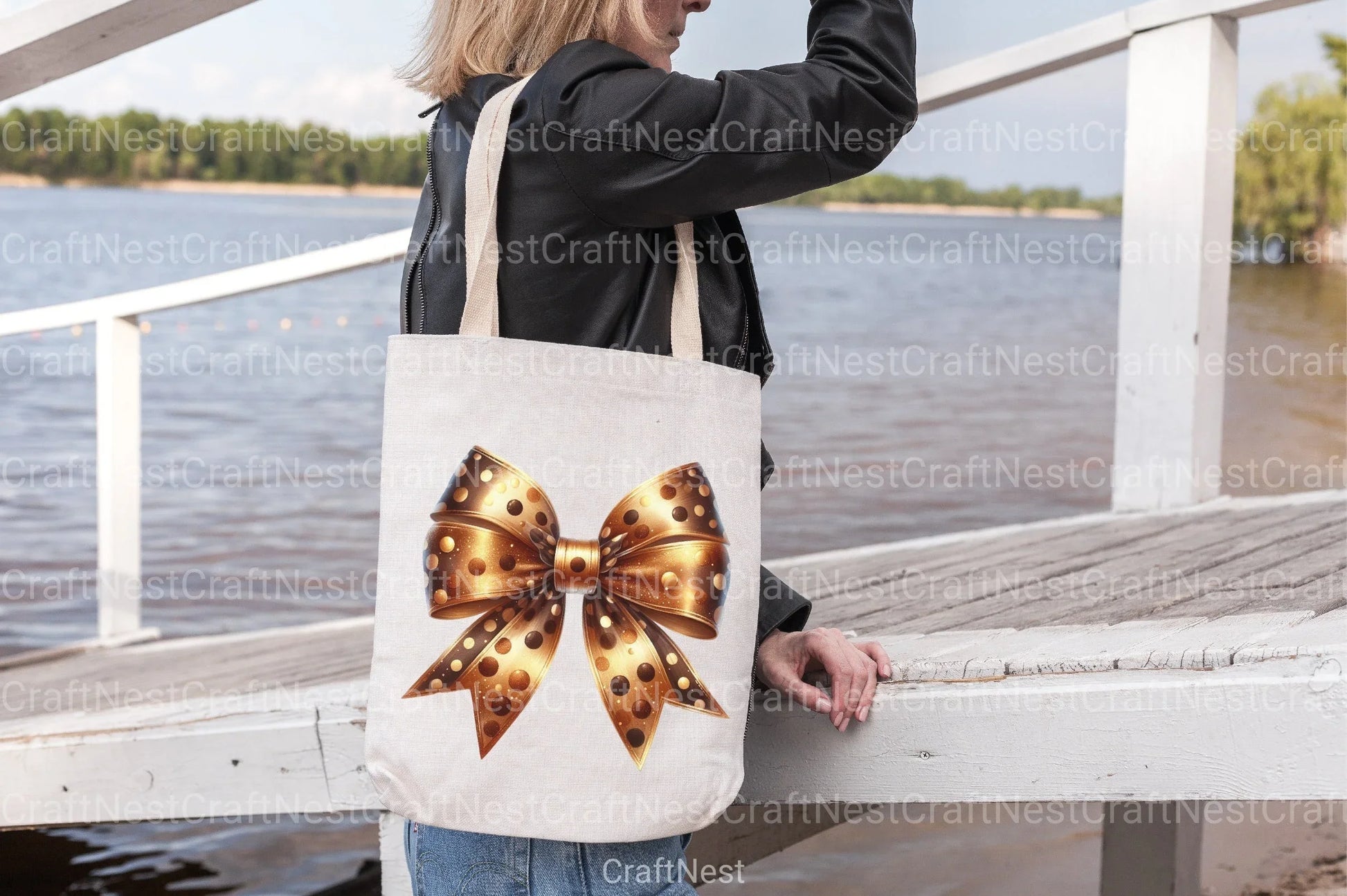 Golden Bow Clipart Bundle - CraftNest - Digital Crafting and Art