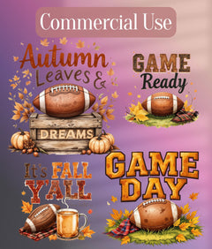 Football Season Clipart Bundle - CraftNest - Digital Crafting and Art