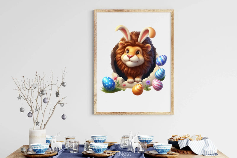 Easter Animal Hole Clipart Bundle - CraftNest - Digital Crafting and Art