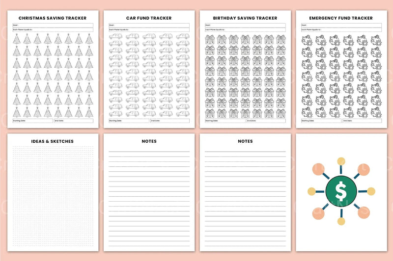 Budget Management Organizer - CraftNest - Digital Crafting and Art