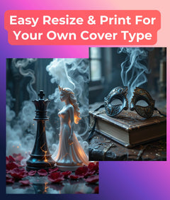 Dark Romance Kindle Case Inserts Clipart Bundle - CraftNest - Digital Crafting and Art