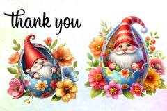 Easter Gnome Clipart Bundle 14 - CraftNest - Digital Crafting and Art