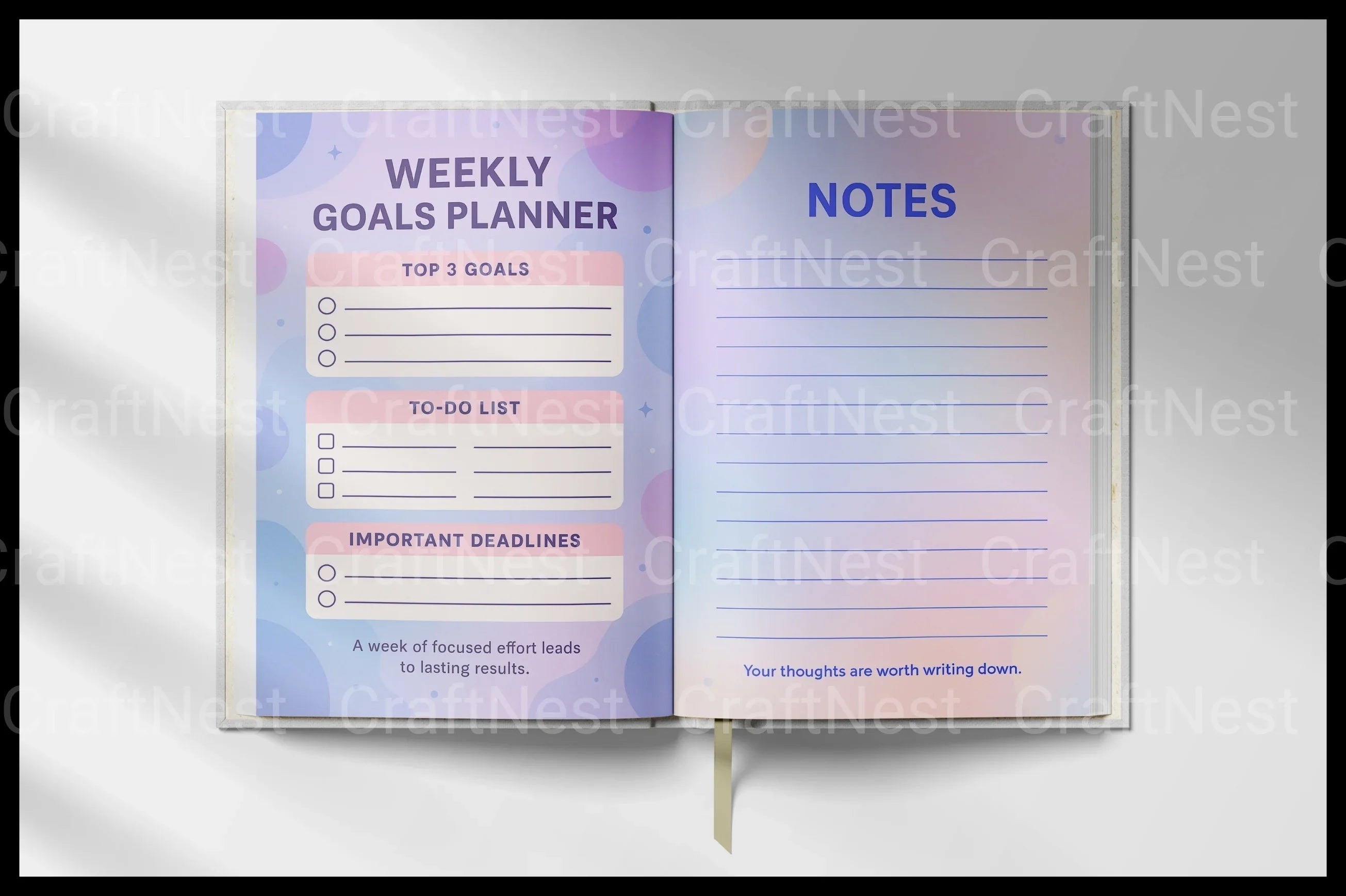The Progress Blueprint: Achieve Your Goals Efficiently - CraftNest - Digital Crafting and Art