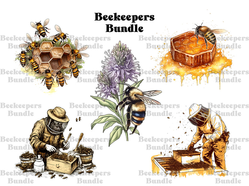 Beekeepers Clipart - CraftNest