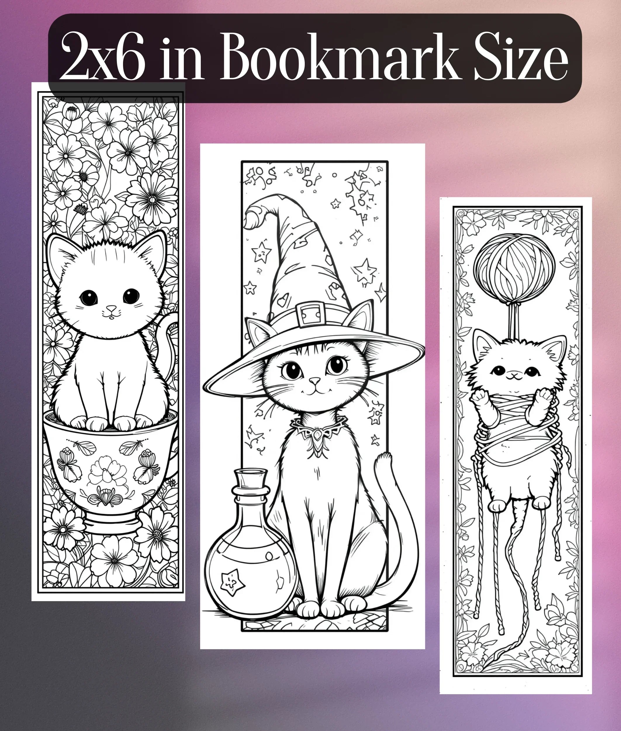 Cat Bookmark DIY Junk Journal Tutorial - CraftNest - Digital Crafting and Art