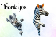 Zebra Peeking Clipart Bundle - CraftNest - Digital Crafting and Art