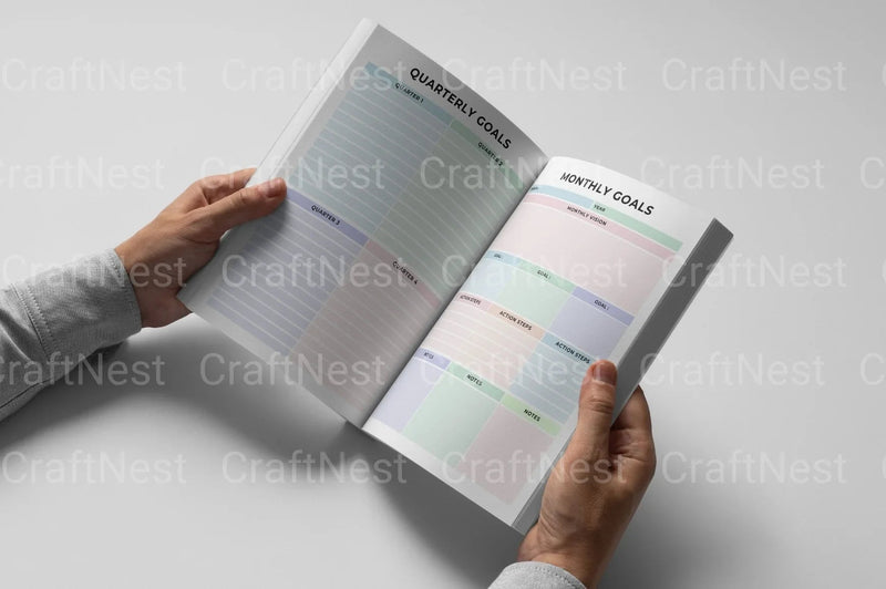 Effective Goal Planner for Success - CraftNest - Digital Crafting and Art