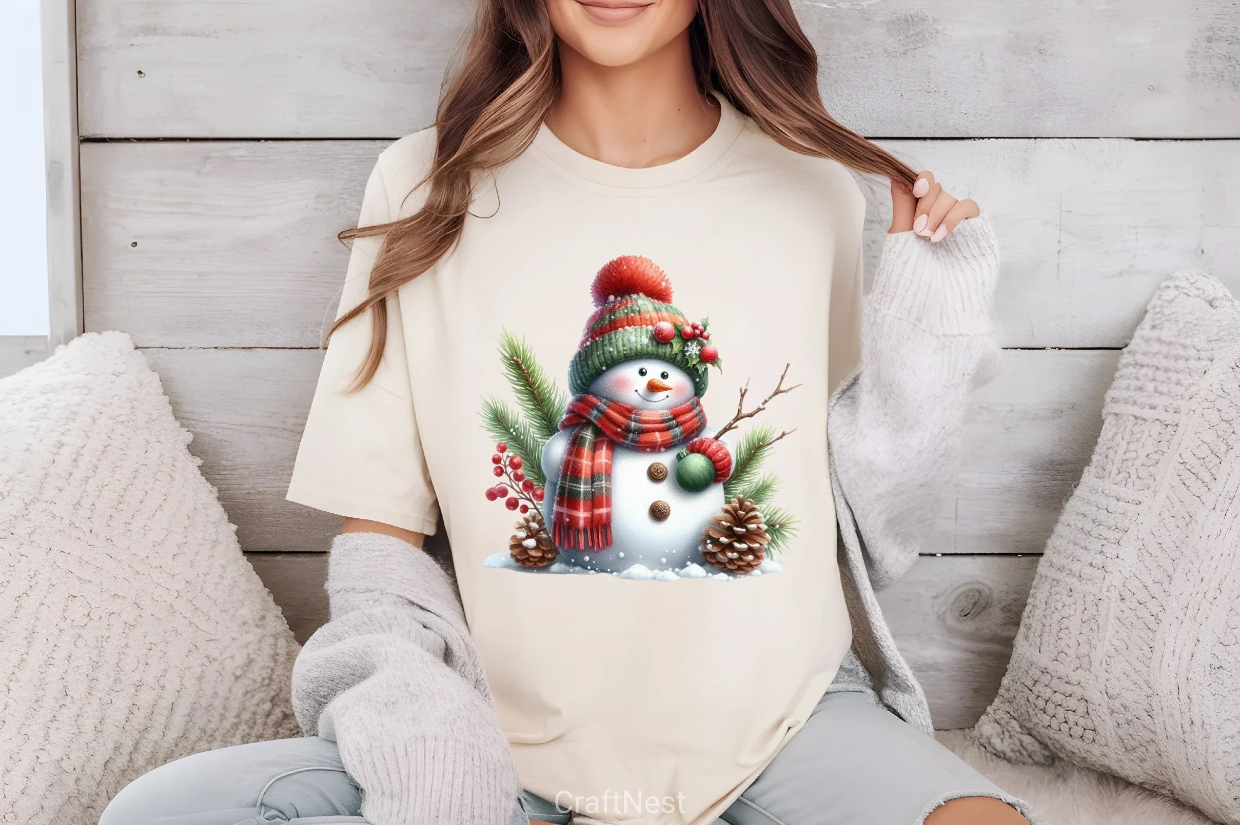 Rustic Christmas Clipart Bundle - CraftNest - Digital Crafting and Art