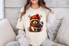 Christmas Raccoons Clipart Bundle - CraftNest - Digital Crafting and Art